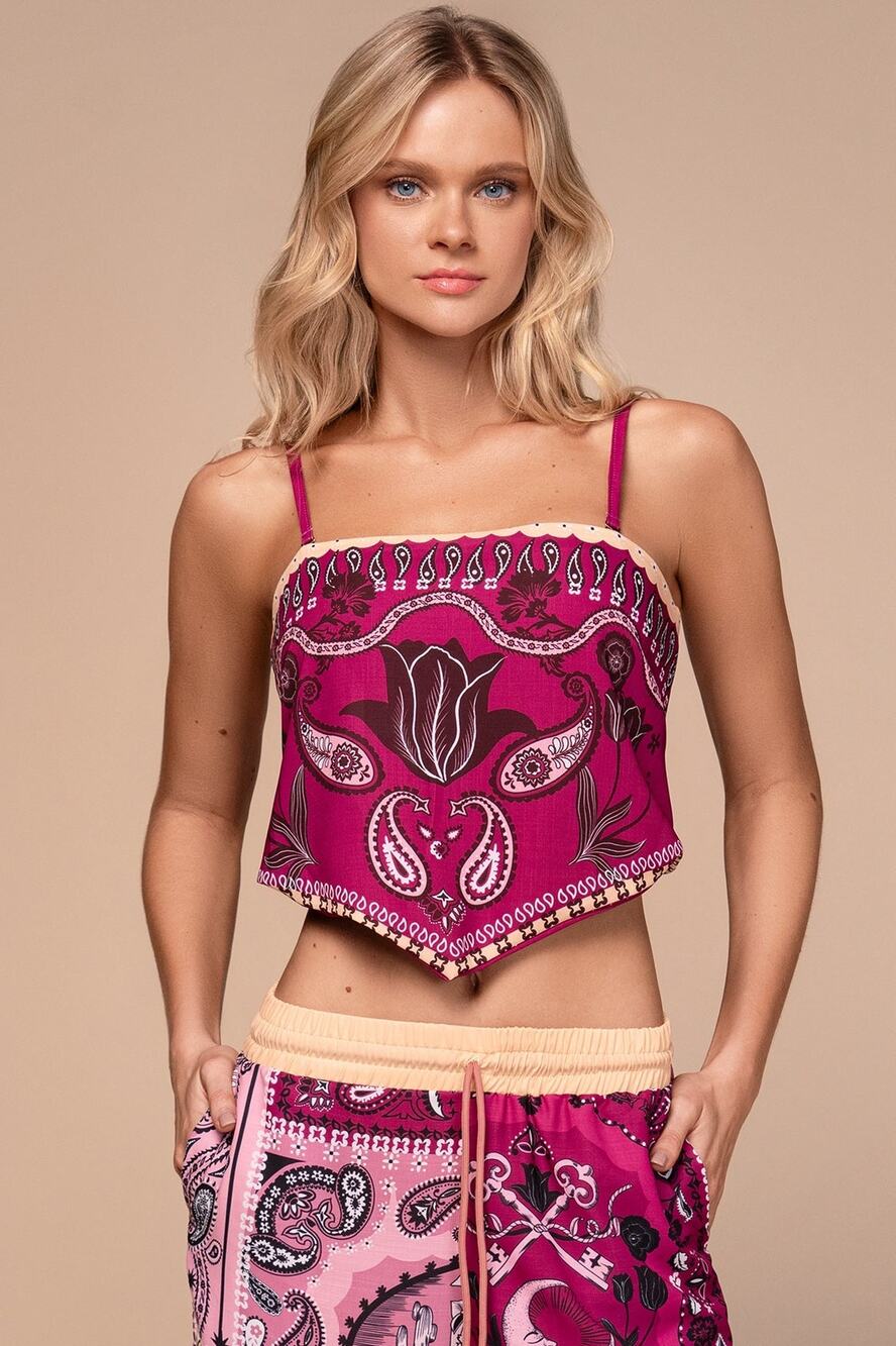 Ola Azul Mia Oasis Top NWT SIZE M L
